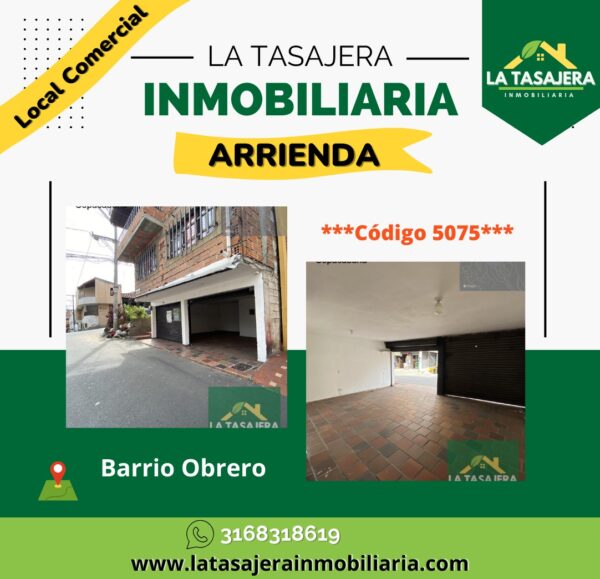 Local Comercial en Arriendo – Copacabana (Barrio Obrero) | $1'500.000 | Primer Piso + Lavaplatos