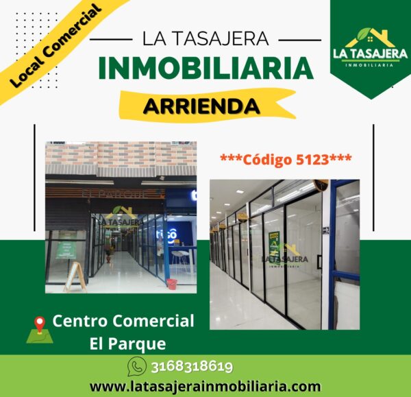 ¡LOCAL COMERCIAL EN ARRIENDO EN COPACABANA - SECTOR PARQUE! 📍 🔥 OPORTUNIDAD PARA EMPRENDEDORES 🔥 Código: 5123 | Valor: $790.000/mes