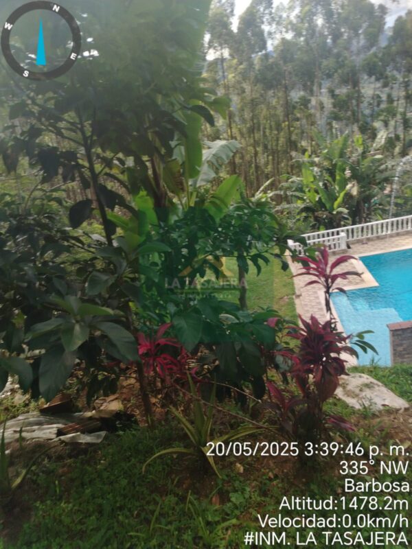 🌳Casa-Finca en Venta en Barbosa | Vereda La Chorrera – Código F011B $1.200.000.000 | 3.000 m² | 4 Alcobas | 6 Baños | Piscina - Imagen 3