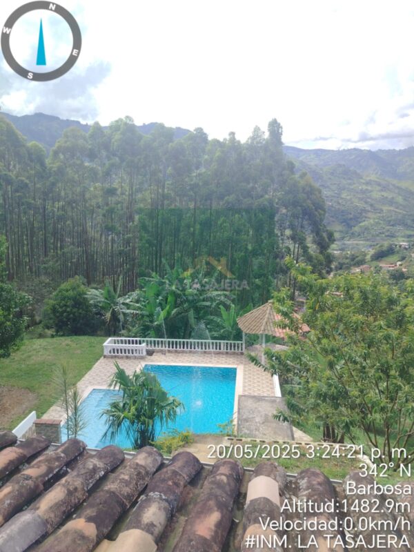 🌳Casa-Finca en Venta en Barbosa | Vereda La Chorrera – Código F011B $1.200.000.000 | 3.000 m² | 4 Alcobas | 6 Baños | Piscina - Imagen 8